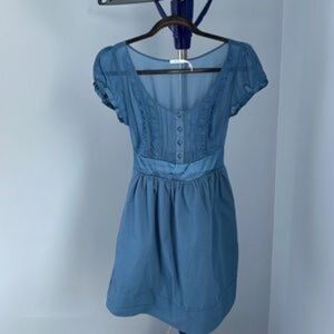 Blue KIMICHI baby doll dress size medium